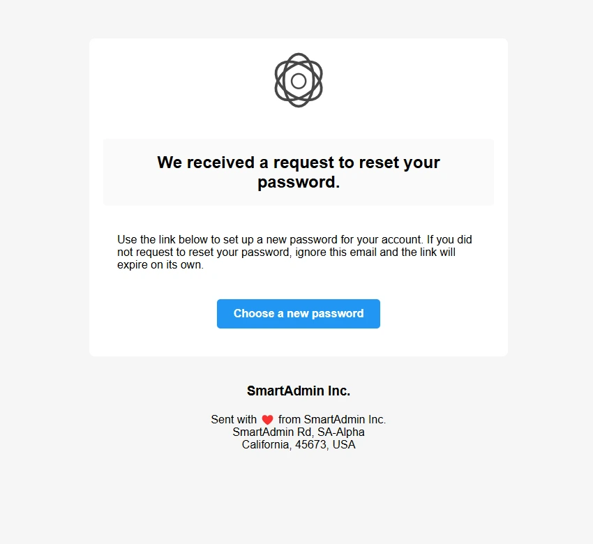 Password Change Request